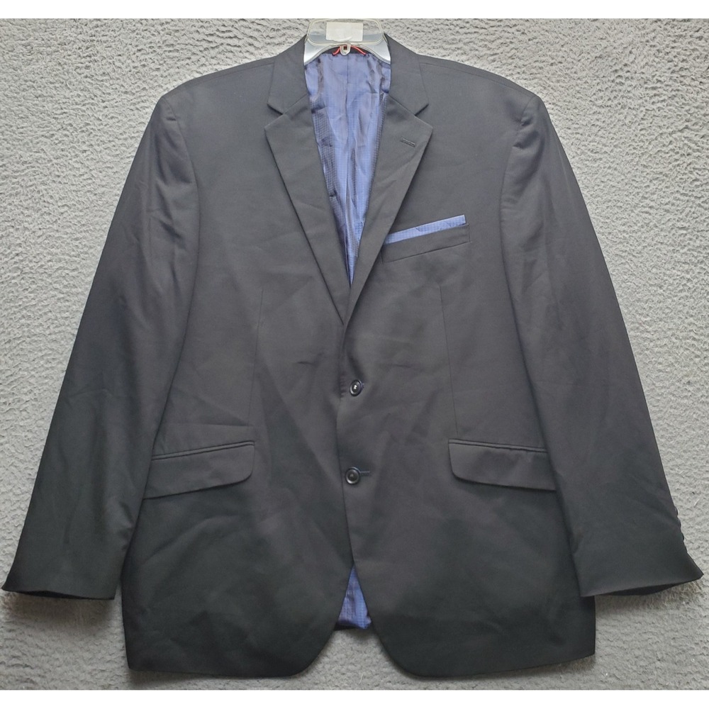 Billy‎ London Blazer Jacket Mens 46R Black Single Breasted Notch Lapel Formal